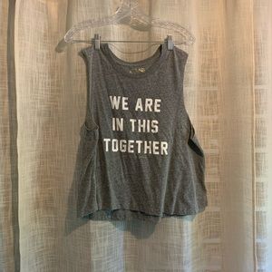 Spiritual gangster crop tank